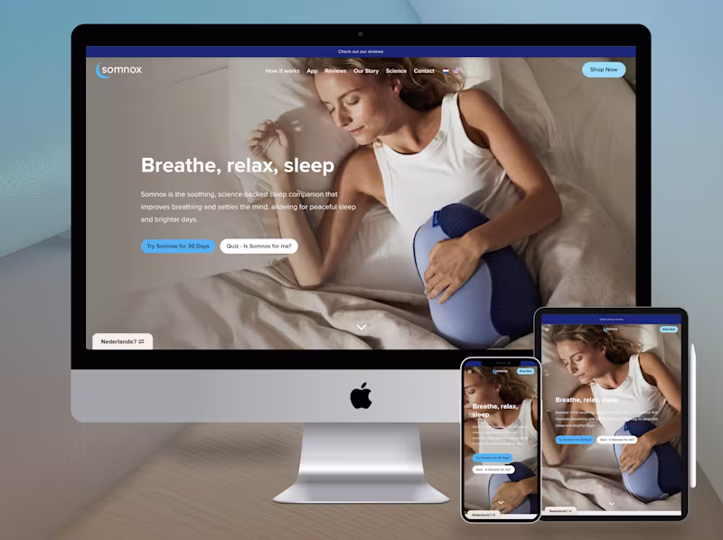 Cover image for Somnox IoT Sleep Robot Companion