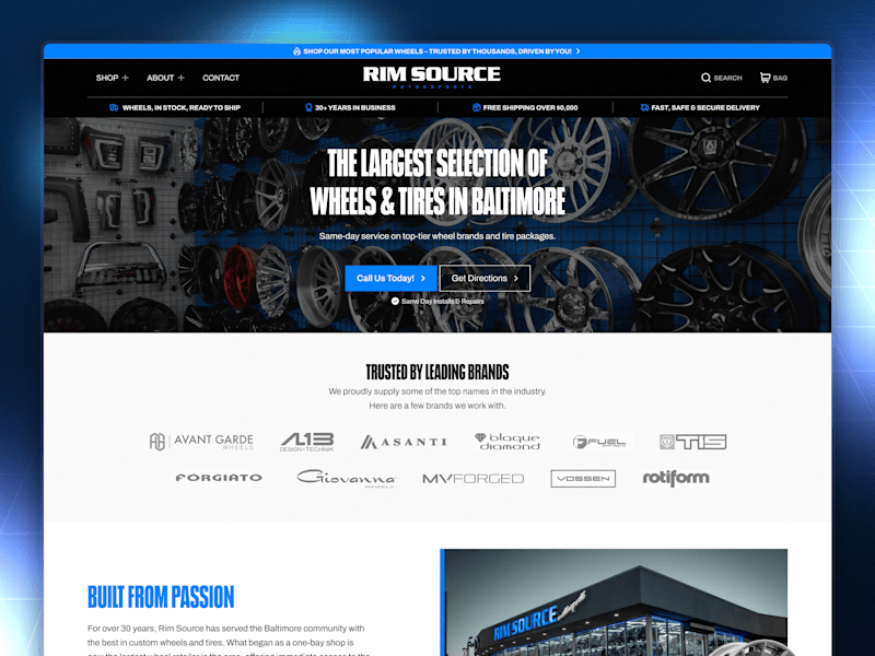 Cover image for Rim Source - Location Landing Page