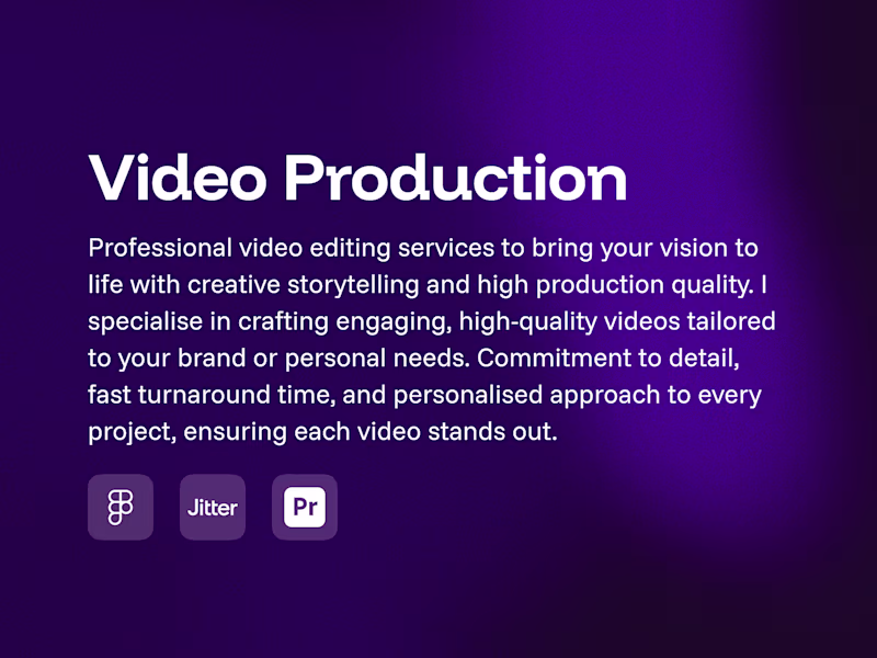 Cover image for Video Production (Product Demo | Promotional)