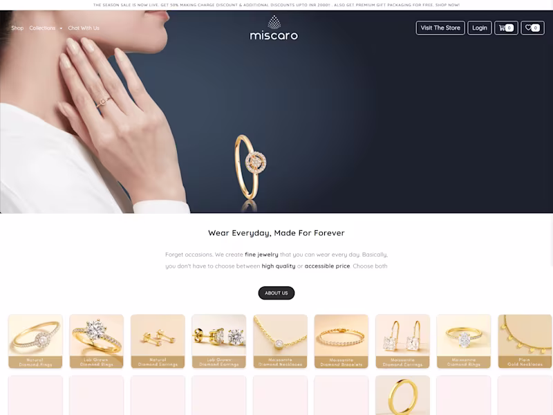 Cover image for Miscaro – Modern Web Platform for Premium Services