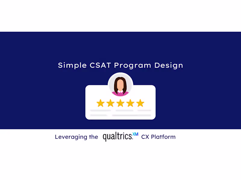 Cover image for Customer Experience Program Design