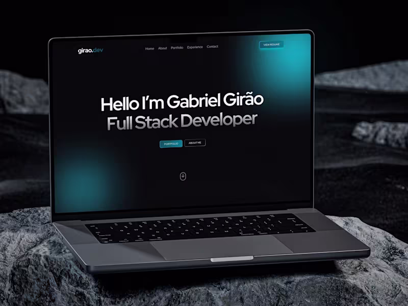 Cover image for Girão.dev – Portfolio Website Development