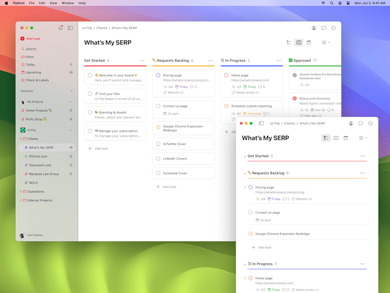Cover image for Todoist App for macOS (Figma Freebie)