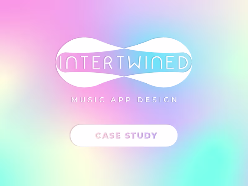 Cover image for Intertwined App Design Process :: Behance