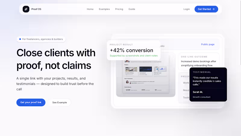 Cover image for Proof OS is a lightweight