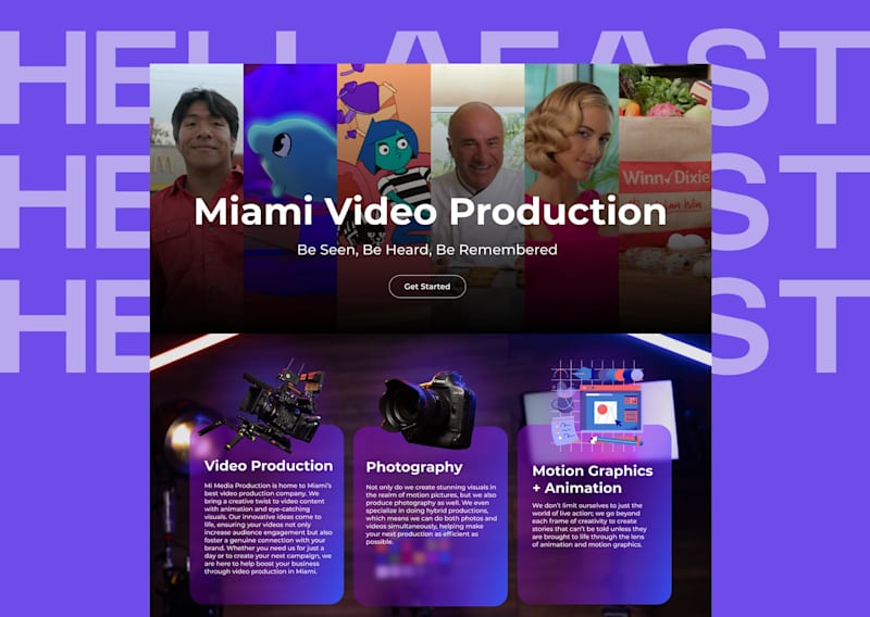 Cover image for WordPress + Elementor Pro Website / Video Prod