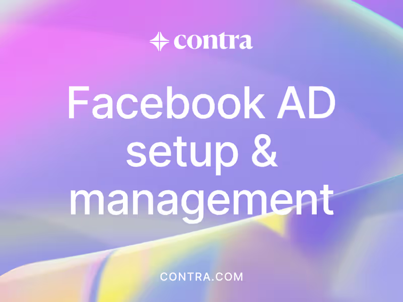 Cover image for Meta/Facebook Ad Creation and Management Service