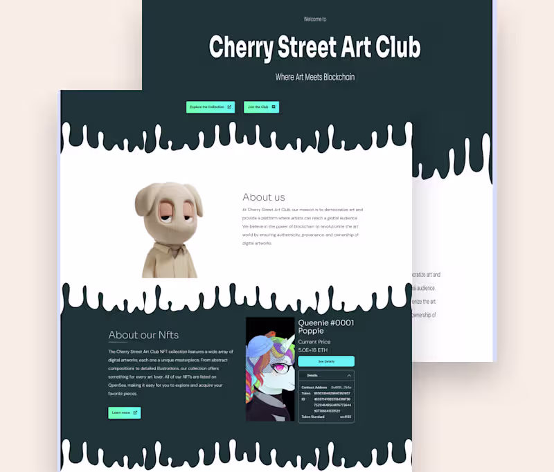 Cover image for Design an NFT website with minting functionality using elementor