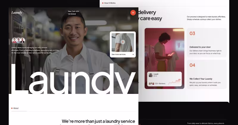 Cover image for Laundy Webflow Premium Template