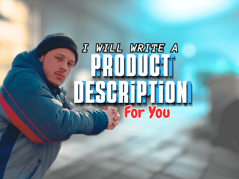 Cover image for Write a Product Description for Any Product 