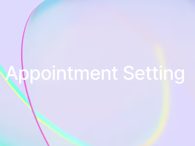 Cover image for Appointment Setting Specialist