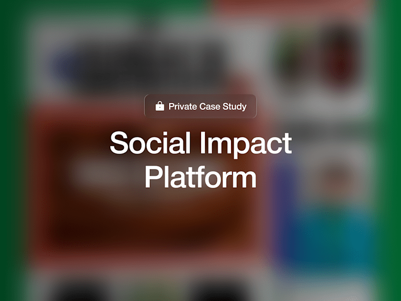 Cover image for Social Impact Platform: Empowers Awareness, Community & Advocacy