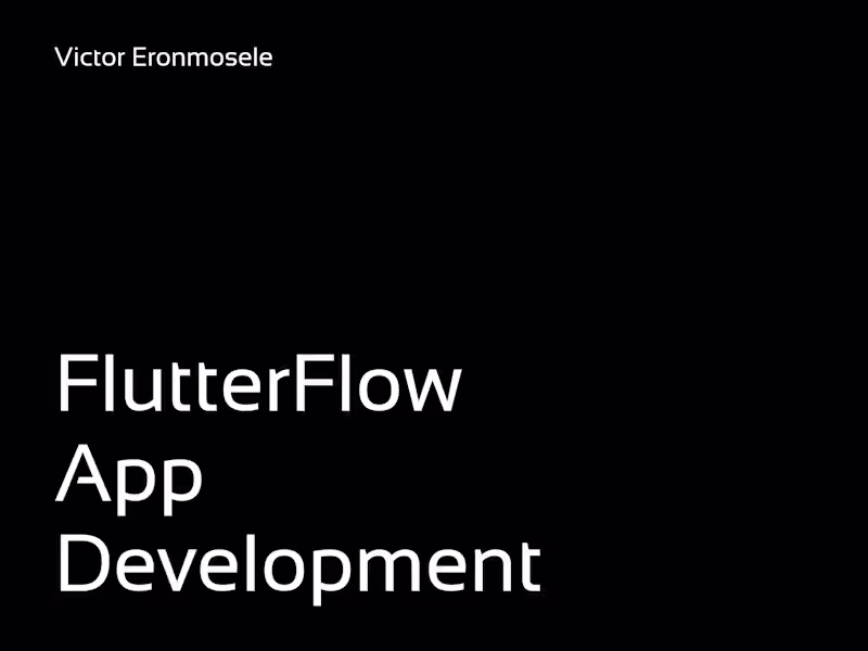 Cover image for Complete App Development with FlutterFlow