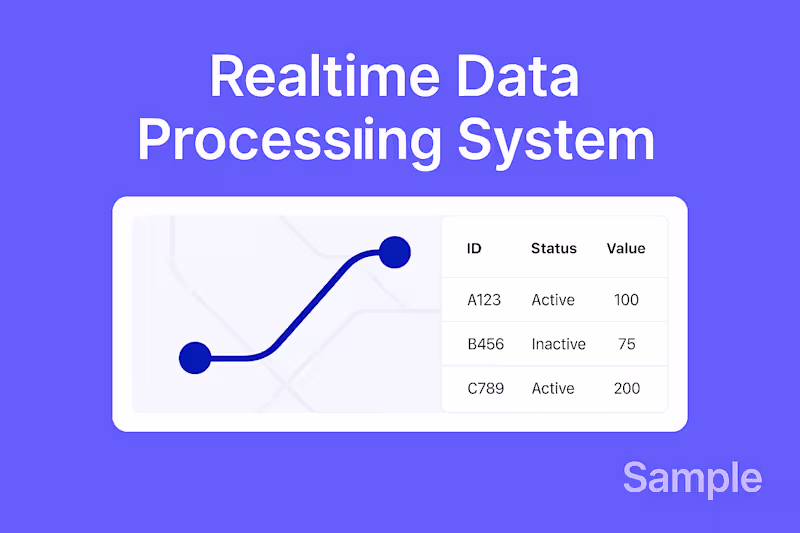Cover image for Realtime data processing system