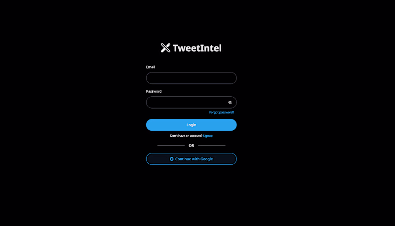 Cover image for Tweetintel (https://app.tweetintel.com/auth/login) - this is