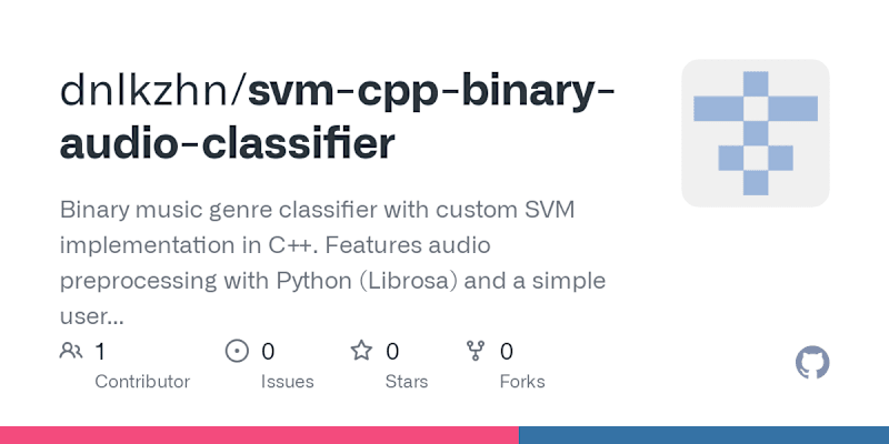 Cover image for SVM-Based Music Genre Binary Classifier