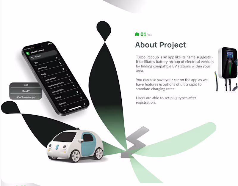 Cover image for Turbo Recoup - EV Charging Station Locator App