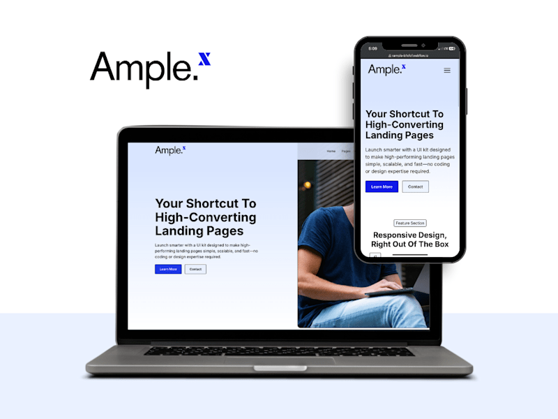 Cover image for AmpleX Webflow UI Kit