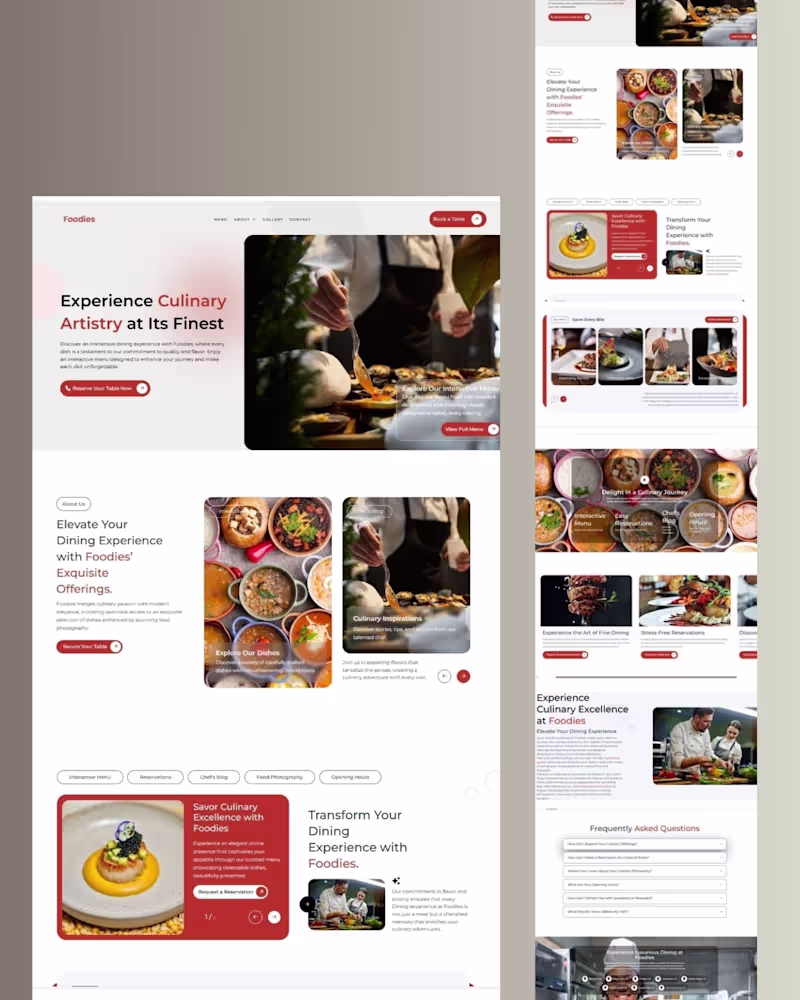 Cover image for Hi everyone, I recently designed a website for a restaurant,...