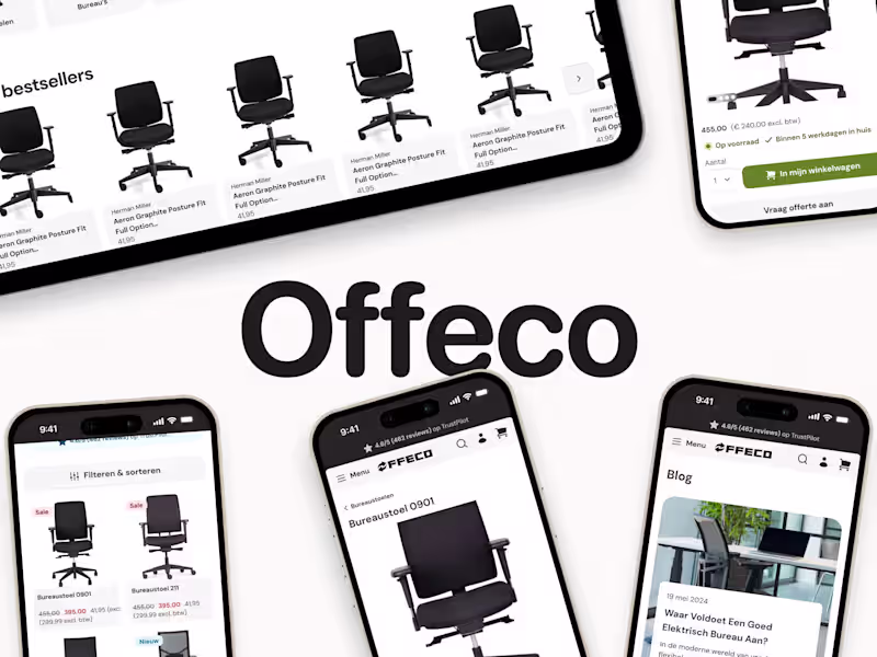 Cover image for Offeco E-commerce Store UX Redesign