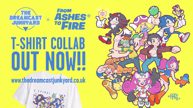 Cover image for The Dreamcast Junkyard T-Shirt Collab