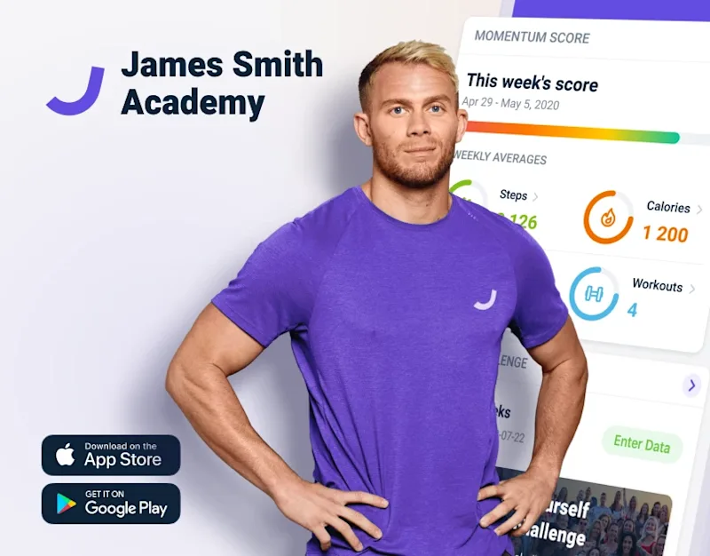 Cover image for James Smith Academy – Personal training platform