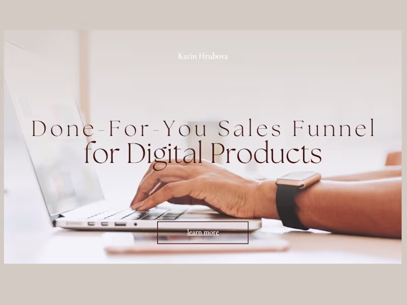 Cover image for Done-For-You Sales Funnel for UGC Creators