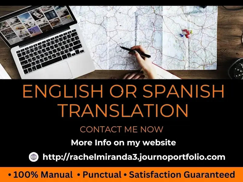 Cover image for 🌟English↔Spanish Translator│Data Entry│Transcriber│Captioner🌟