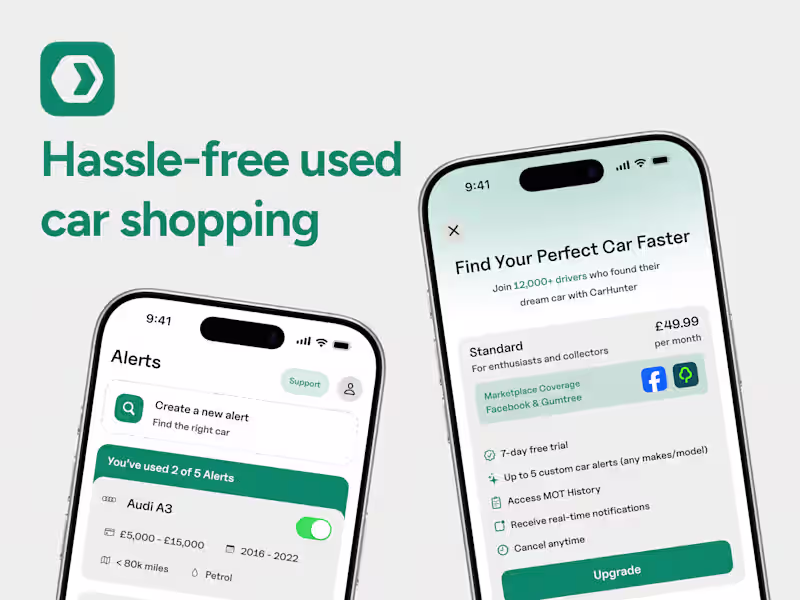 Cover image for Find your dream car effortlessly with Carhuntr