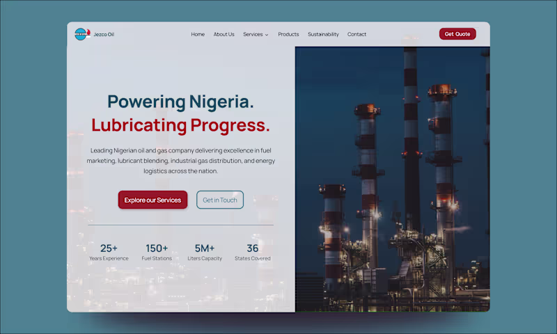 Cover image for Modernizing Jezco Oil's Digital Experience