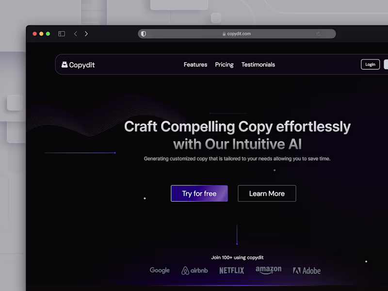 Cover image for Expert Landing Page Design, Let's convert your leads.