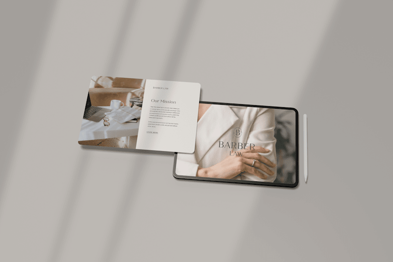 Cover image for Barber Law | Brand Identity Design