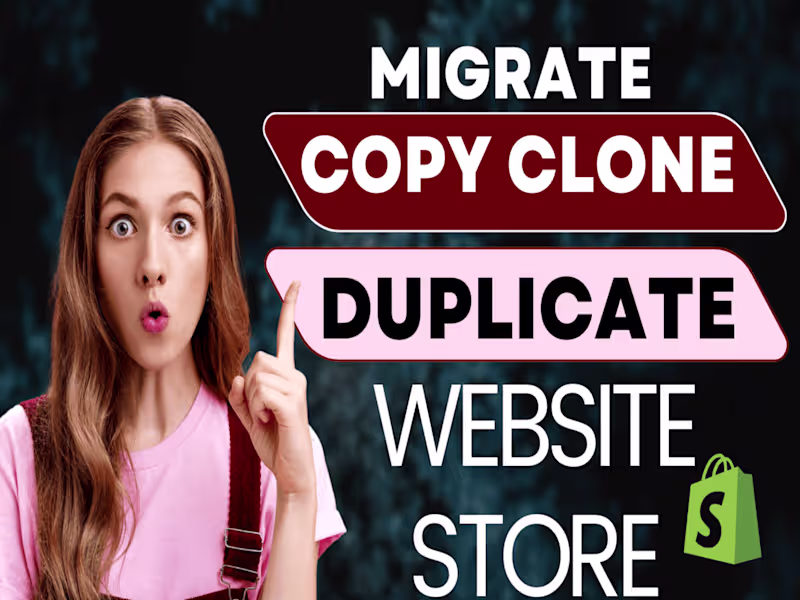 Cover image for  I will setup customize migrate wix ecwid store to shopify store