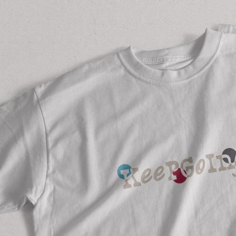 Cover image for Fullbox Design Studio on Instagram: “keepgoing; merch design fo…