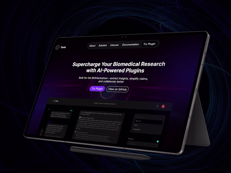 Cover image for Just wrapped up Tania, an AI-powered assistant designed for ...