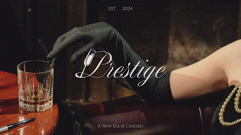 Cover image for Prestige Cocktail Bar | Brand Identity Design
