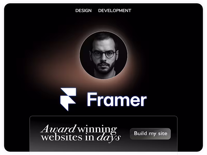 Cover image for interactive framer site landing page designer