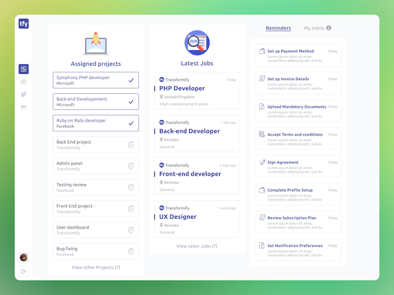 Cover image for Transformify - 🧑‍💼 Recruitments Platform | Desktop | Ui/Ux