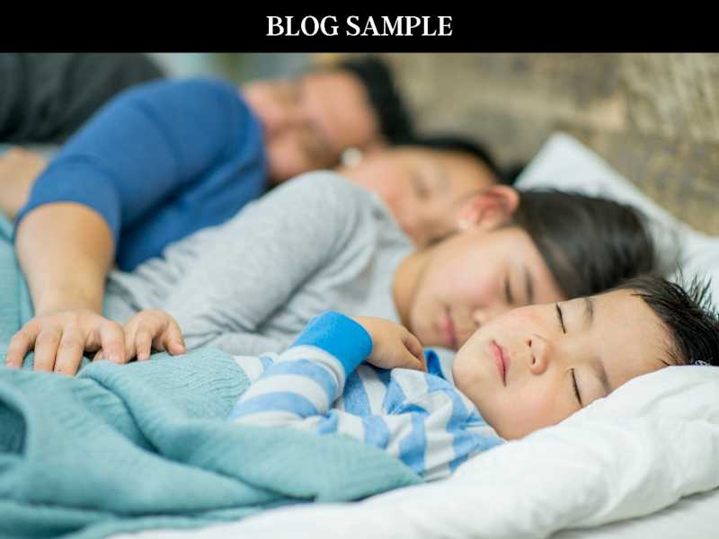Cover image for 5 Practical Tips to Help Your Family
Sleep Better