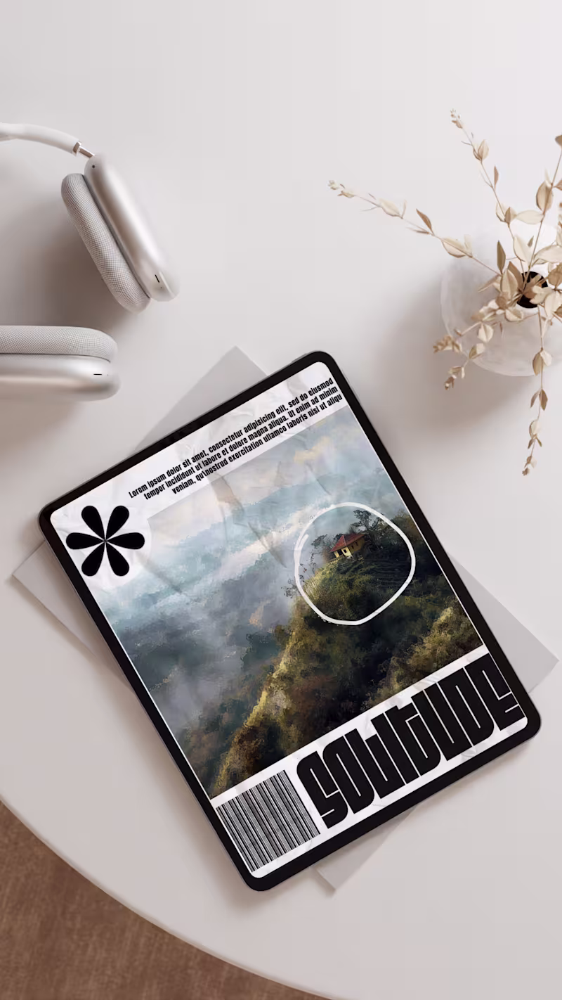 Cover image for SOLITUDE  poster design