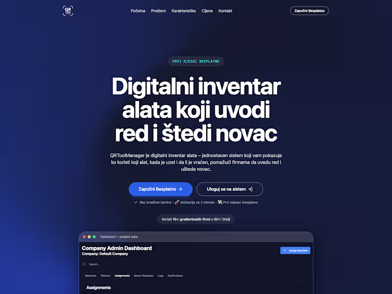 Cover image for QRToolManager - Track, Manage, and Control Your Tools in Seconds