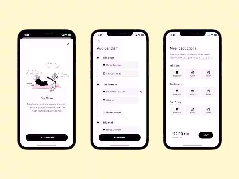 Cover image for Pleo per diem · Product design