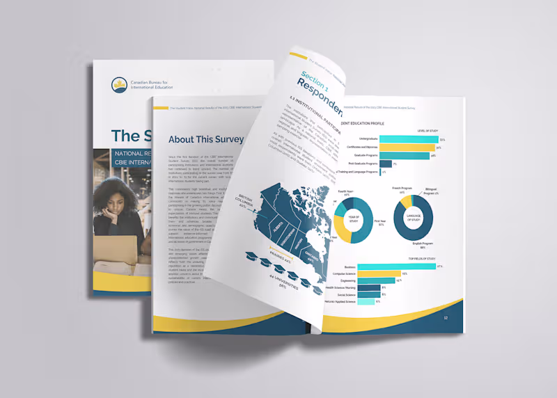 Cover image for Research Report Layout Document Design for CBIE