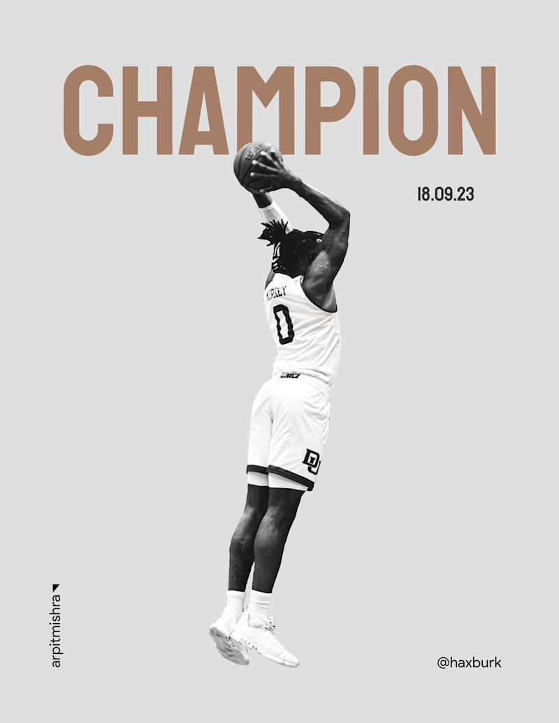 Cover image for Champion Poster Design