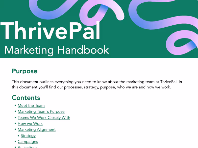 Cover image for Marketing Ops | ThrivePal