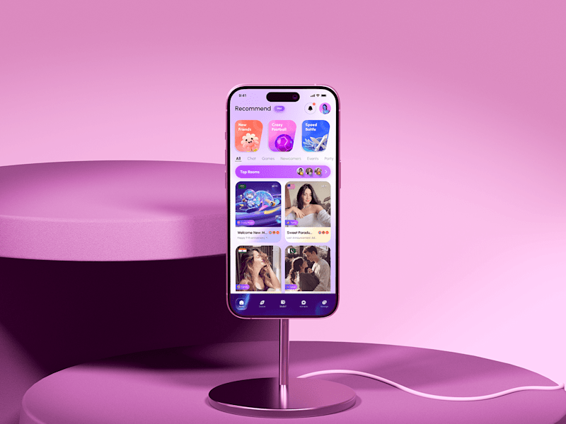 Cover image for Live chat app design