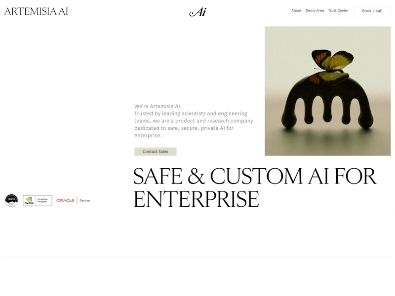 Cover image for Framer Website for AI Company | Landing Page