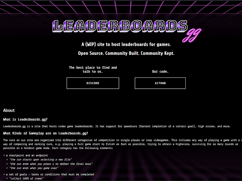 Cover image for leaderboards.gg