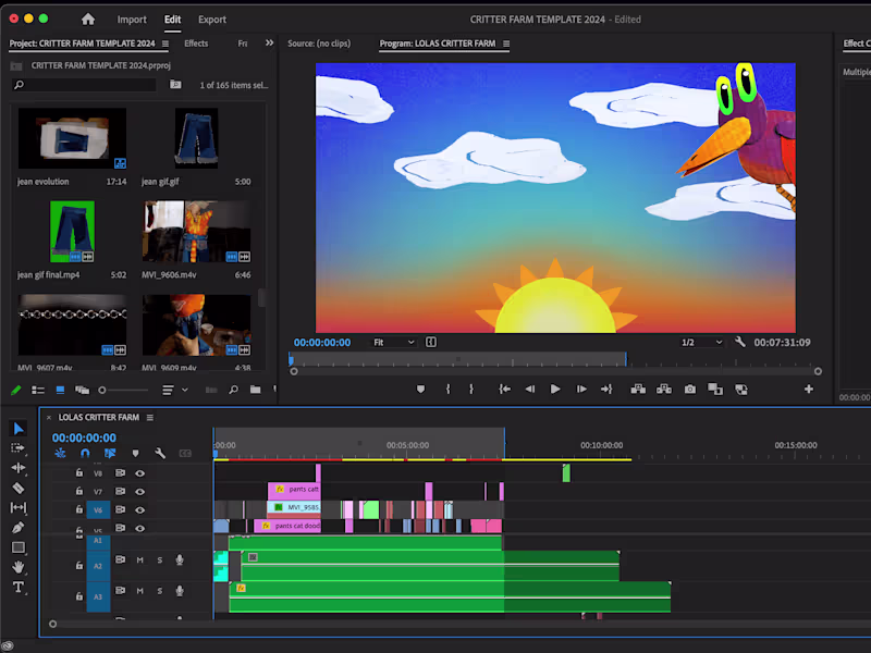 Cover image for Midlength Video Editing