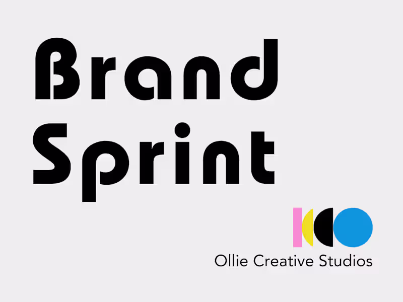 Cover image for Brand Sprint: Two Week, Fast-Paced Intensive Branding Process